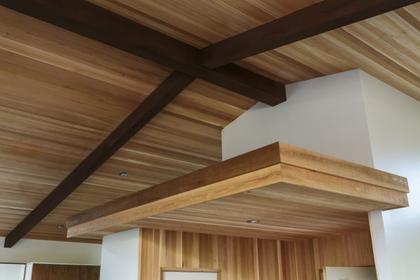 Faux Wood Beam Installation